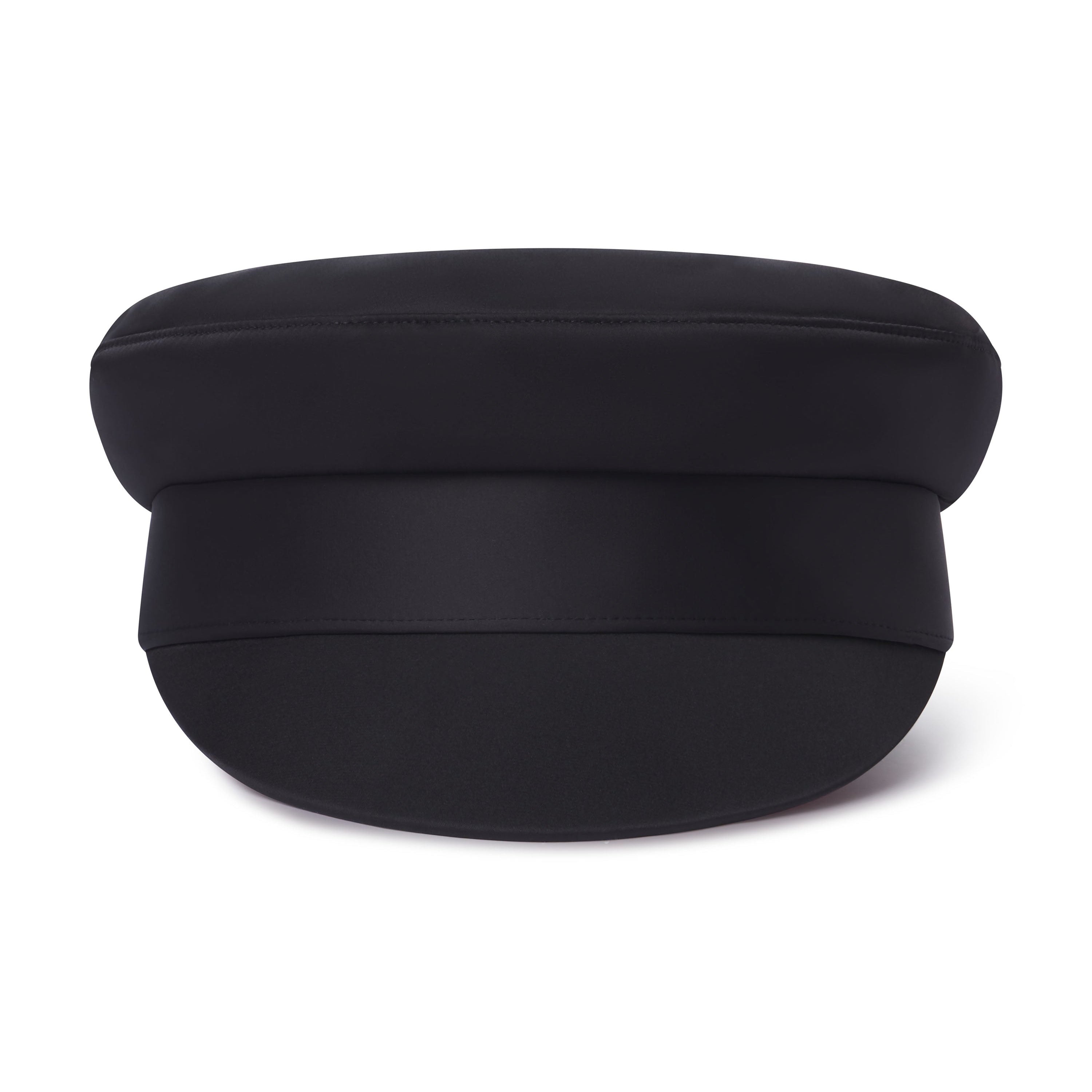 Black cap on a white background