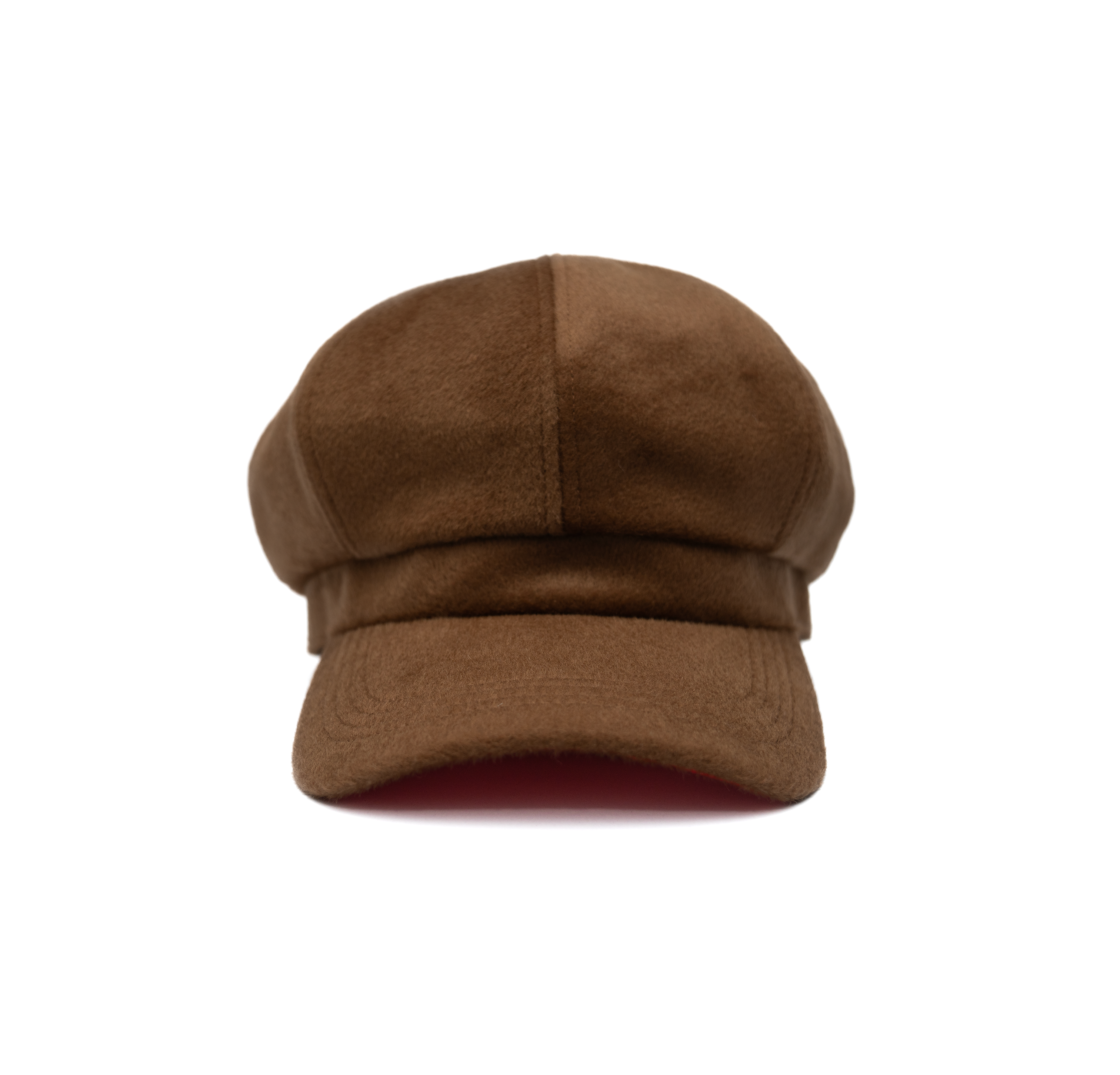 A cocoa brown colored cap made of wool with a flat visor and no visible brand marking.