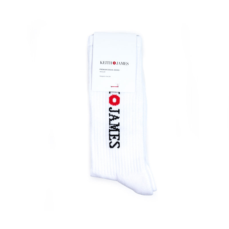 KJ Casual Socks (White)