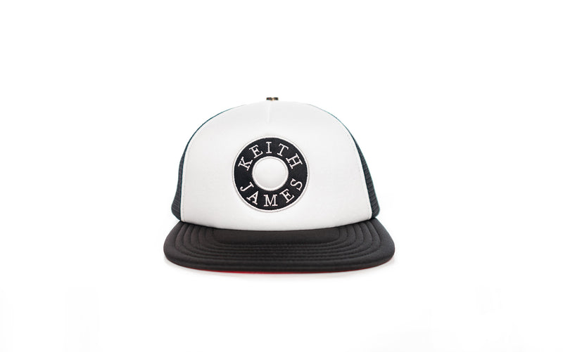 Trucker Hat (White & Black)
