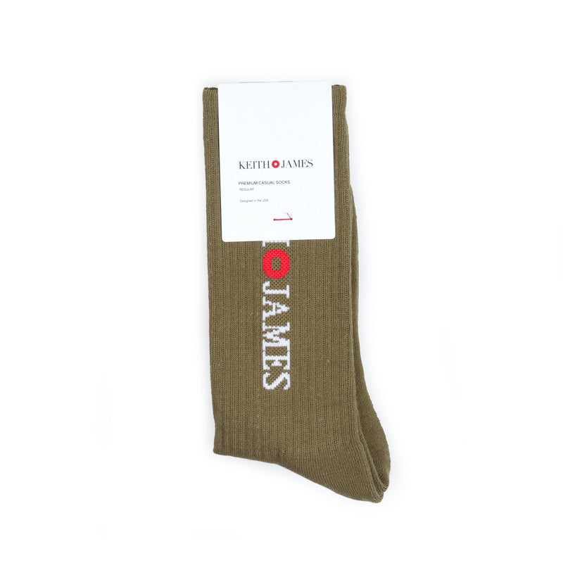 KJ Casual Socks (Olive)